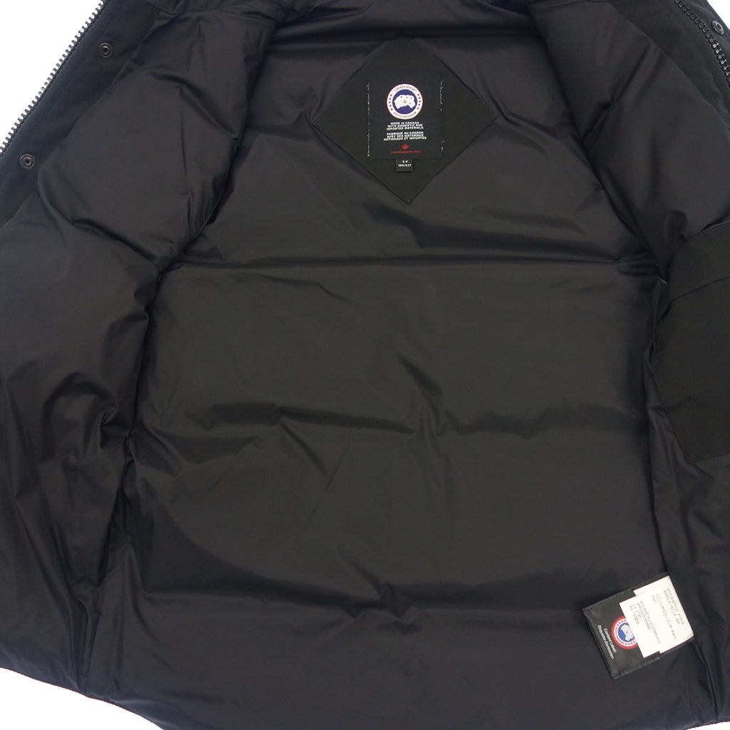 美品◆カナダグース ベスト 4151M ギャルソンベスト メンズ ブラック サイズS CANADA GOOSE GARSON VEST【AFB41】
