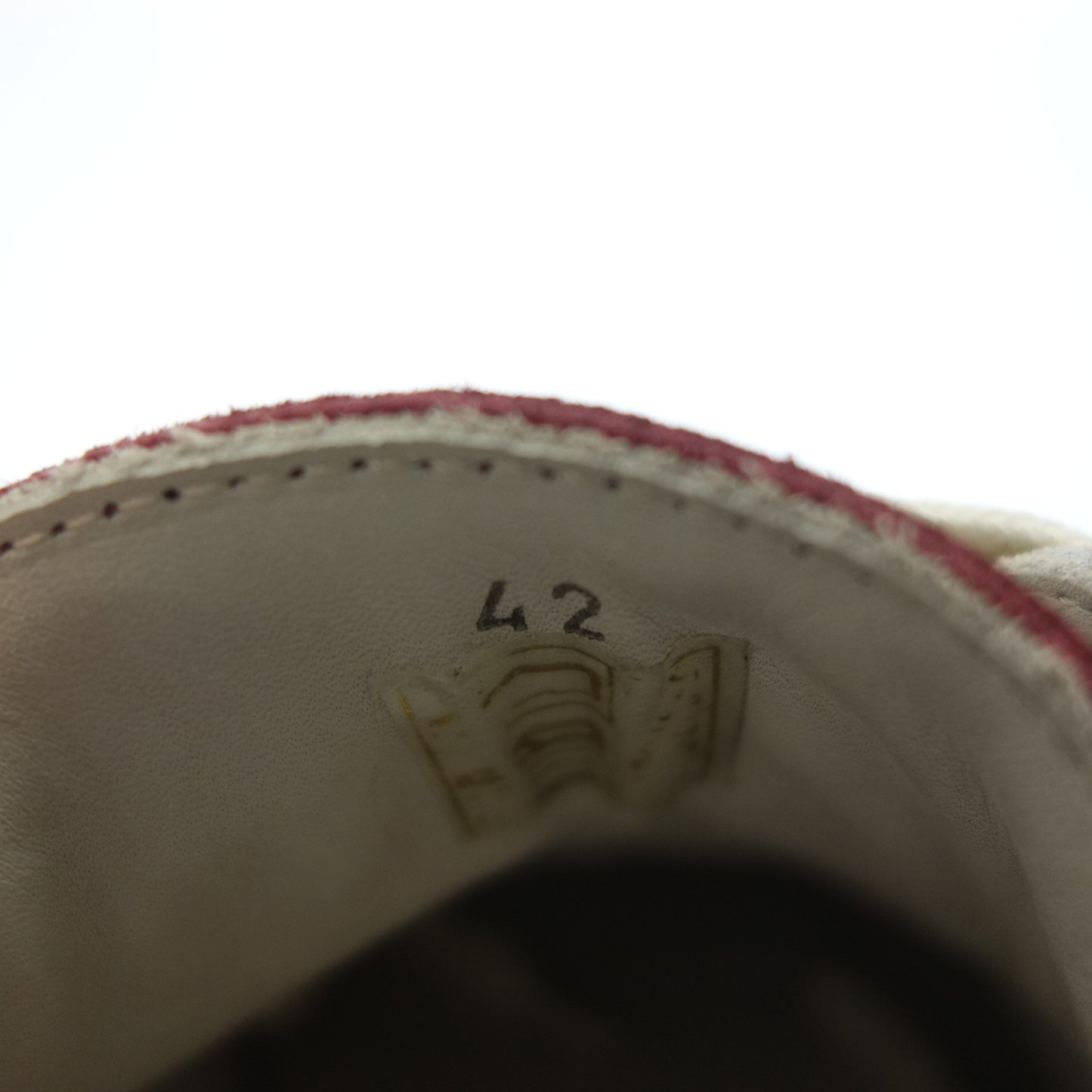 ブルネロクチネリ オールレザースニーカー スエード切替 メンズ ホワイト系 42 BRUNELLO CUCINELLI【AFC27】【中古】