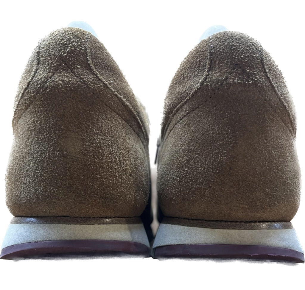 状况良好◆John Lobb 运动鞋绒面革 UK8.5 棕色 JOHN LOBB
