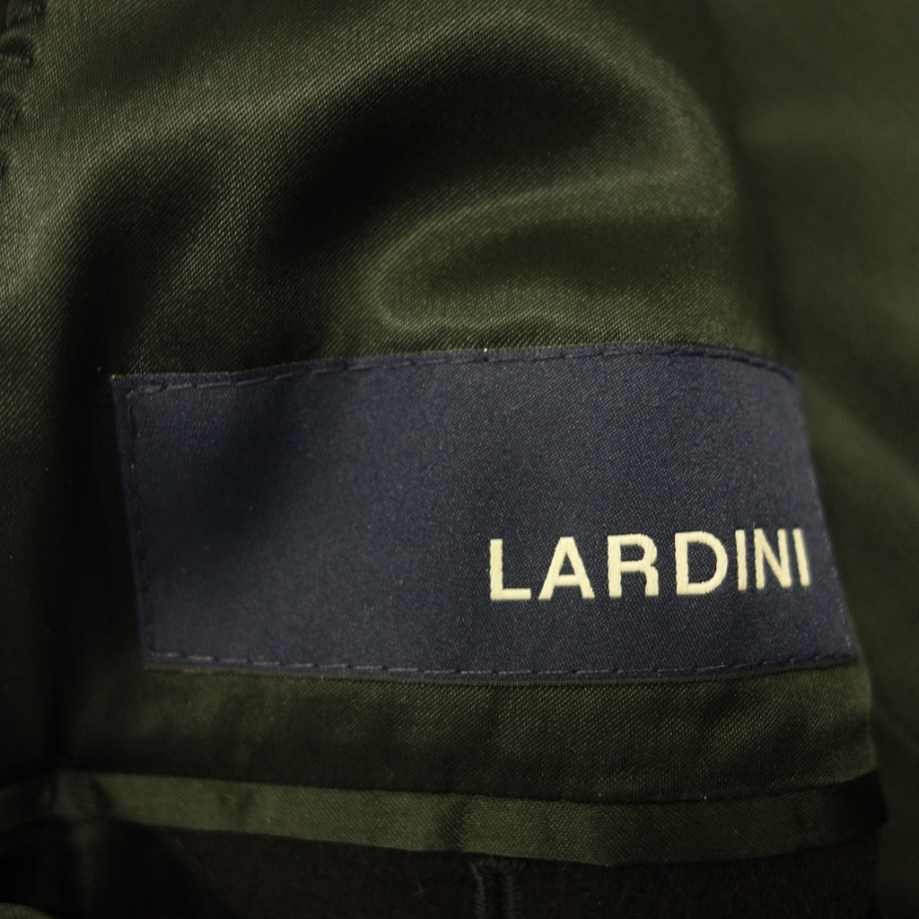 美品◆ラルディーニ フィールド チェスターコート CO.1403 メンズ 46サイズ7REG ブラック 国内正規品 LARDINI【AFB15】