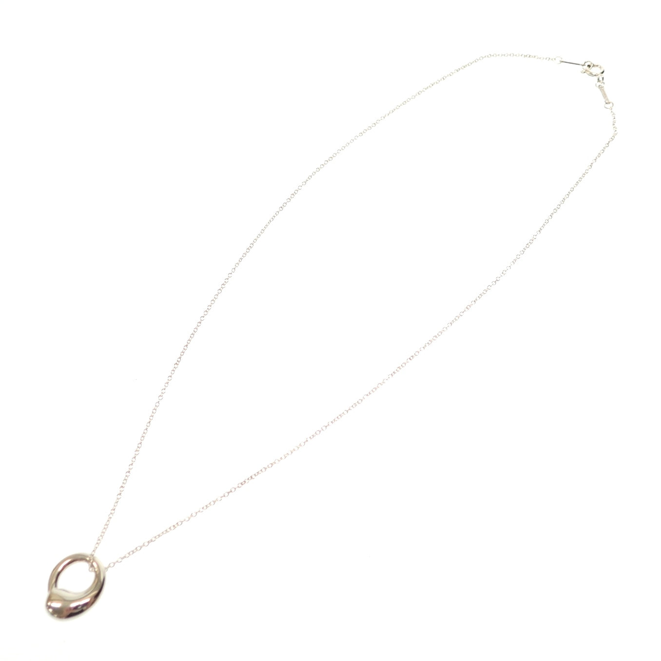 極美品◆ティファニー サークルネックレス エターナル SV925 シルバー 箱付き Tiffany&Co.【AFI13】