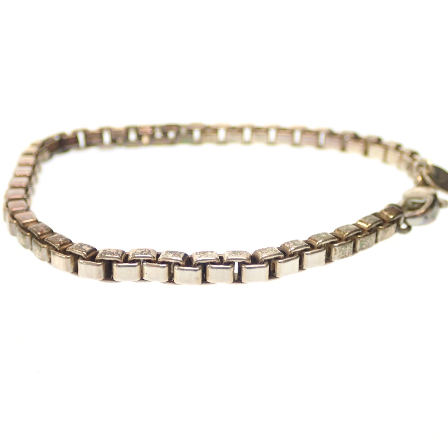中古◆ティファニー ブレスレット ベネチアン SV925 シルバー 箱付き Tiffany&Co.【LA】