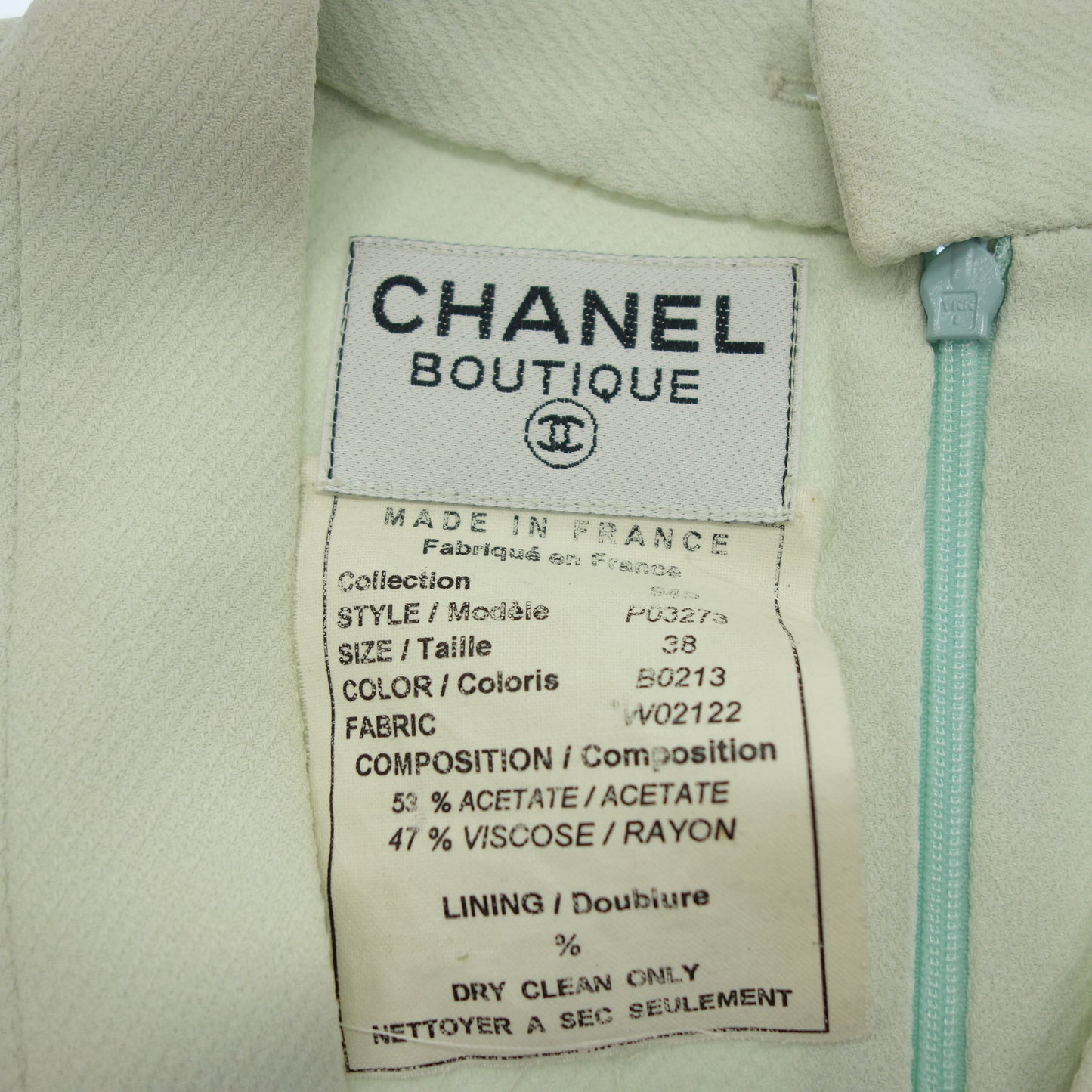 シャネル ノースリーブトップス 94P レディース グリーン系 38 CHANEL【AFB52】【中古】