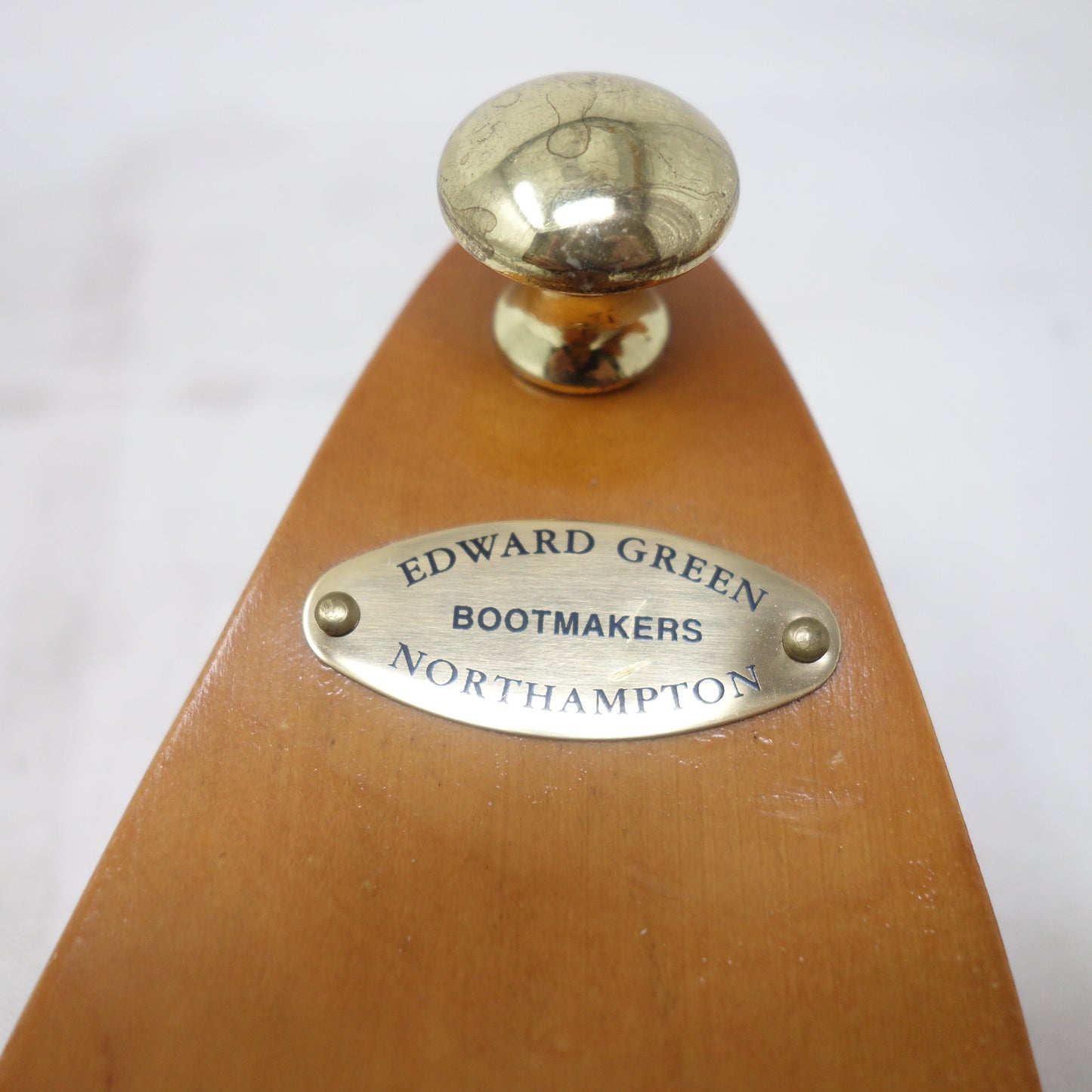 中古◆エドワードグリーン 純正シューツリー 木製 メンズ 10E 茶 EDWARD GREEN【AFD10】