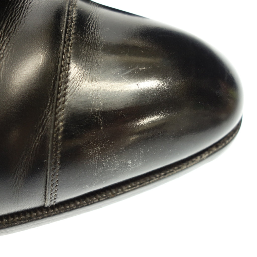 中古◆クロケット&ジョーンズ レザーシューズ ストレートチップ AUDLEY メンズ 9E ブラック系 CROCKETT&JONES【AFC15】