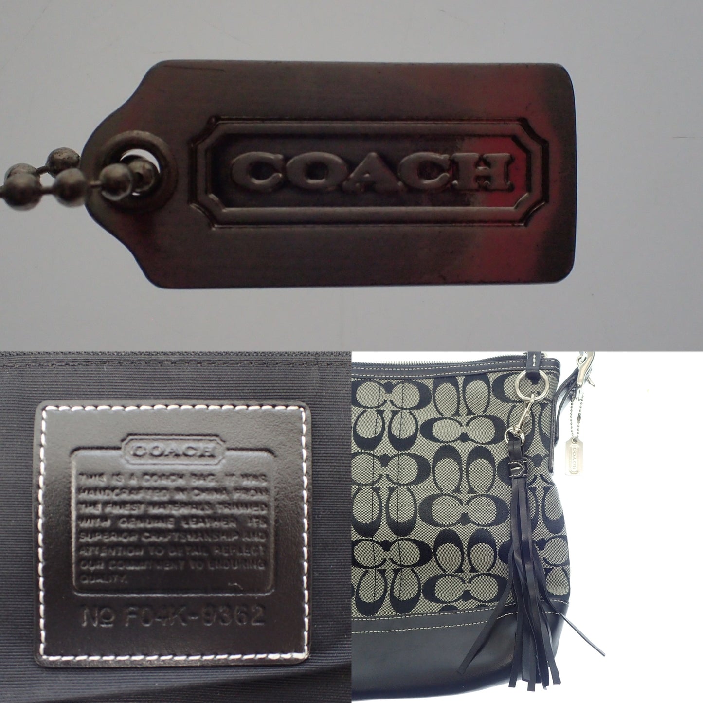 美品◆コーチ ショルダーバッグ シグニチャー COACH【AFE6】