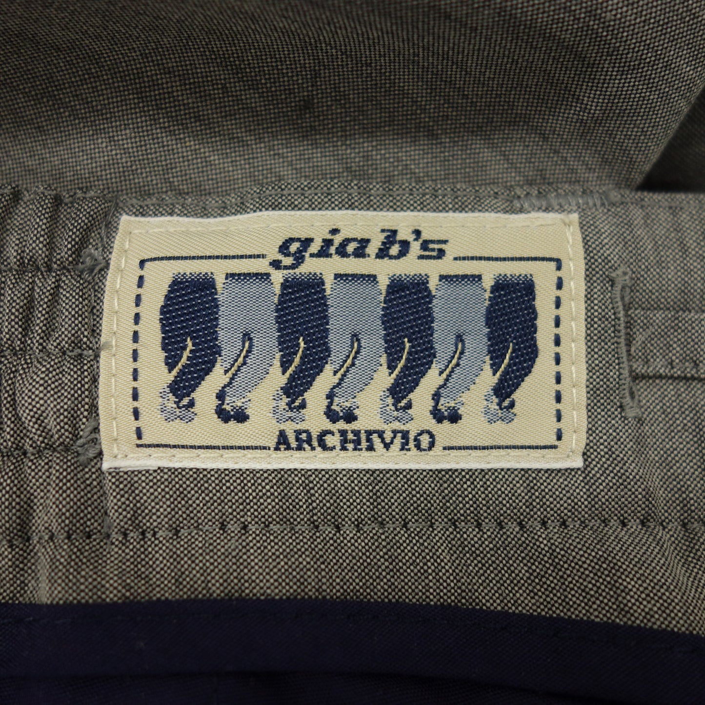 美品◆ジャブスアルキヴィオ マサッチオ クチート イン フィレンツェ スラックス メンズ 46サイズ グレー系 giabsarchivio MASACCIO CUCITO IN FIRENZE【AFB39】