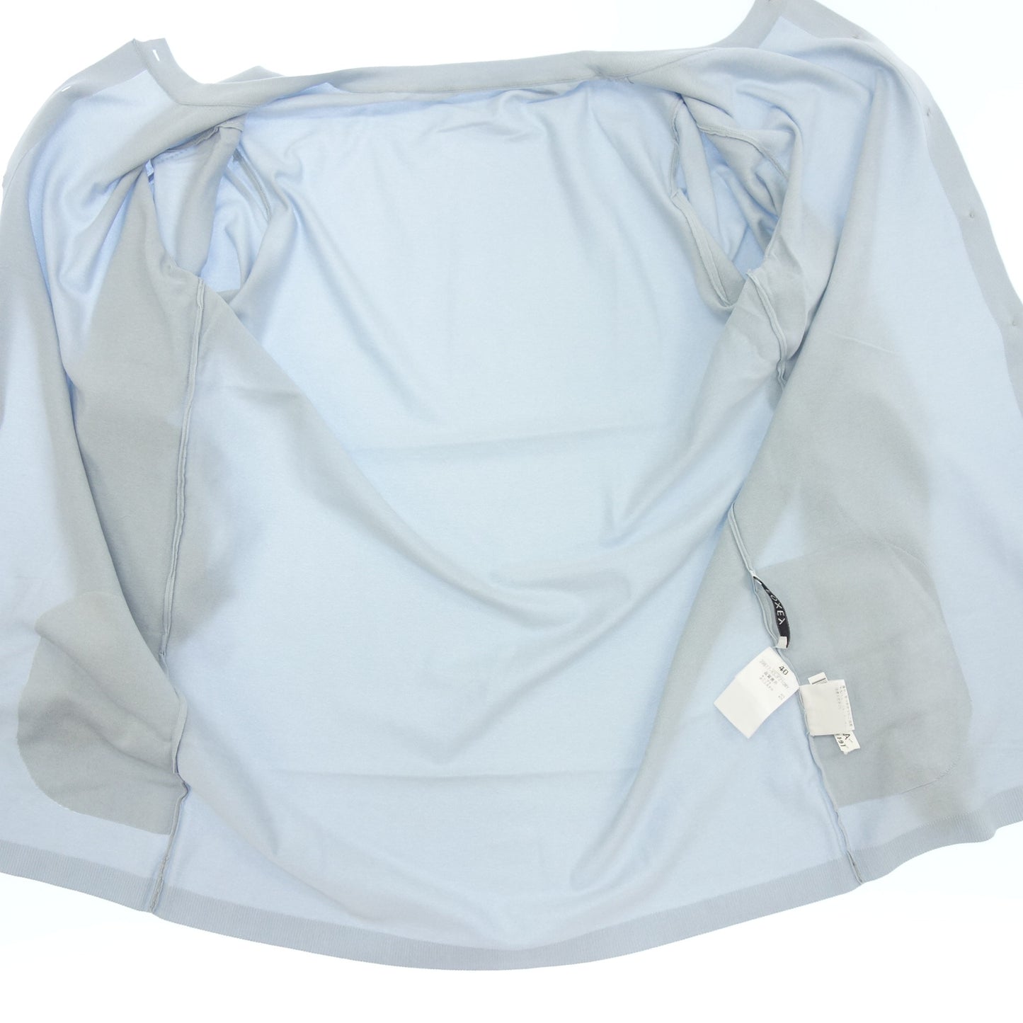 極美品◆フォクシー ブティック カーディガン 39617 レディース ブルー系 サイズ40 FOXEY BOUTIQUE【AFB41】