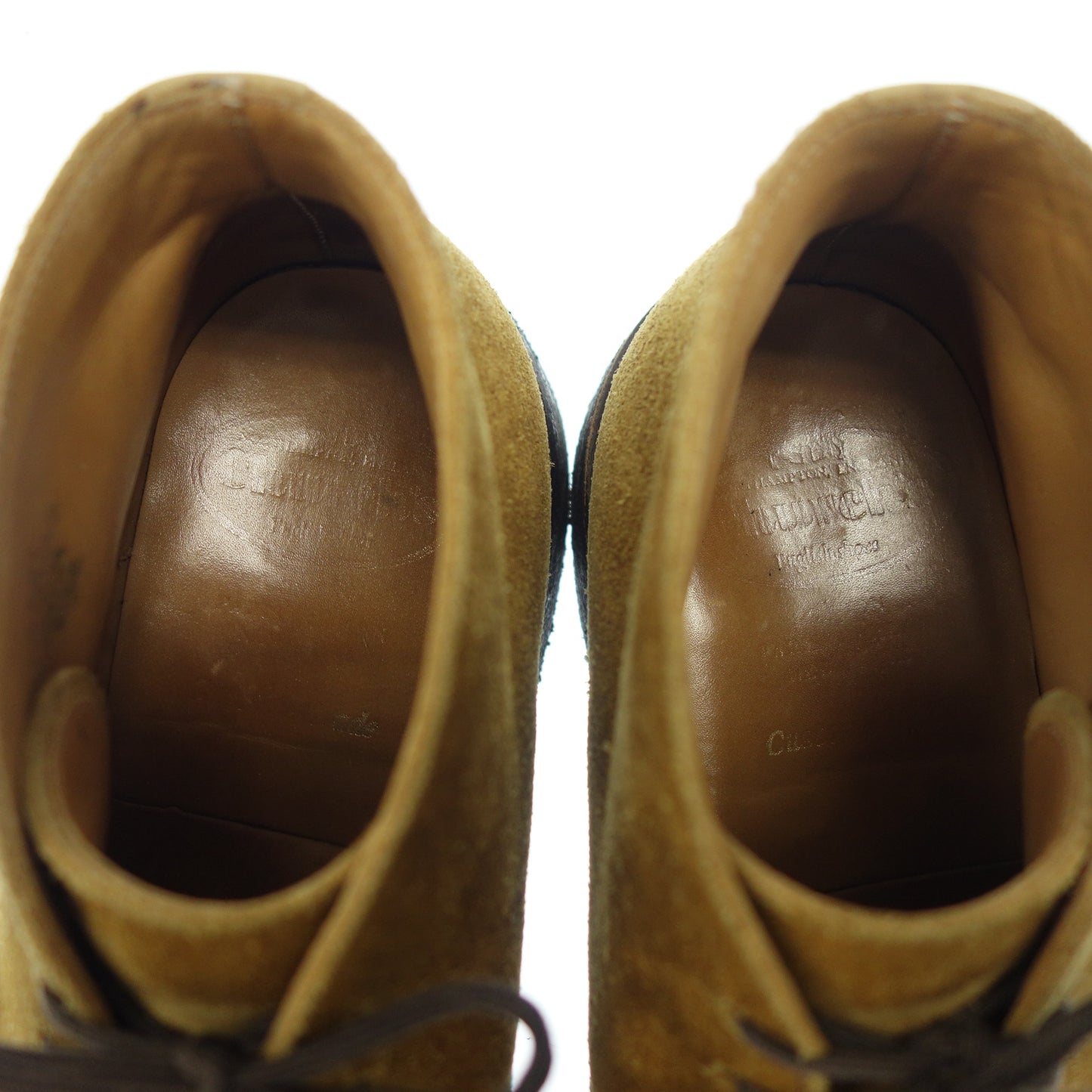 中古◆チャーチ レザーシューズ チャッカブーツ RYDER スエード メンズ 茶系 UK6F Church's【AFC22】
