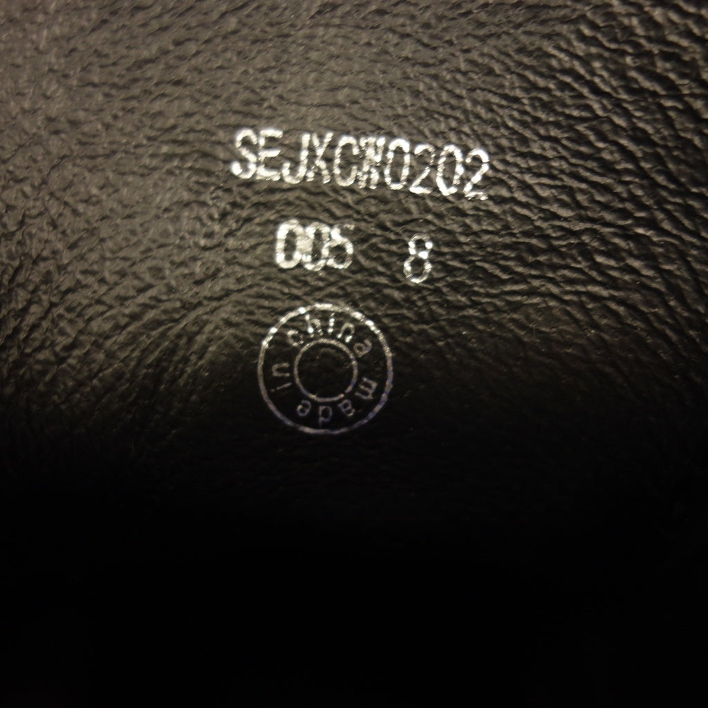 極美品◆ジョゼフ レザーブーツ SEJXW0202 ウイングチップ メンズ ブラック系 サイズ8 JOSEPH【AFD2】