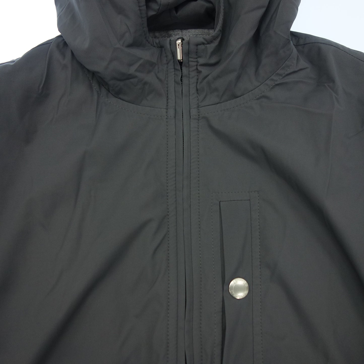ブルネロクチネリ ブルゾン ダブルフェイス ナイロン&コットン メンズ グレー S BRUNELLO CUCINELLI【AFA9】【中古】