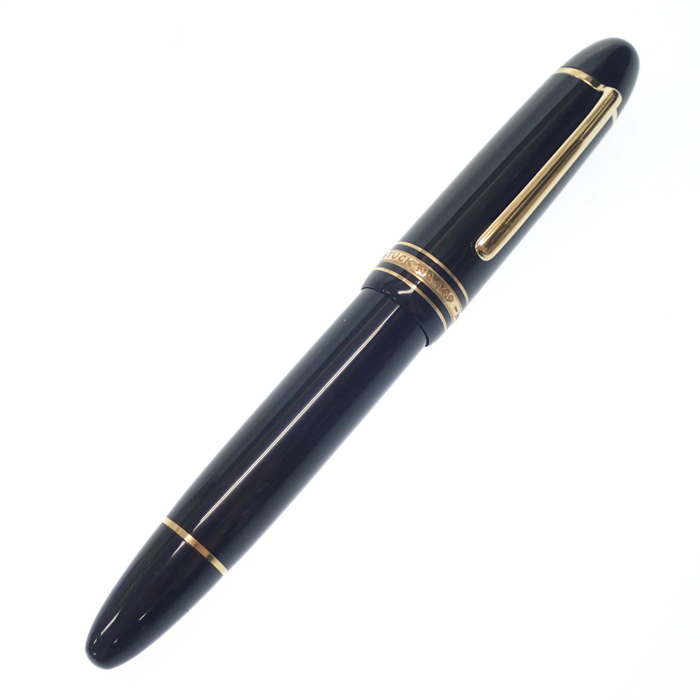 モンブラン 万年筆 マイスターシュテュック NO.149 ペン先18K750 黒 MONTBLANC【AFI3】【中古】