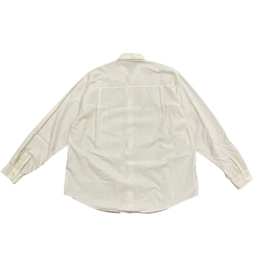 オーラリー シャツ フィンクスツイル 21AW A00S03TN コットン メンズ アイボリー サイズ4 AURALEE FINX TWILL BIG【AFB14】