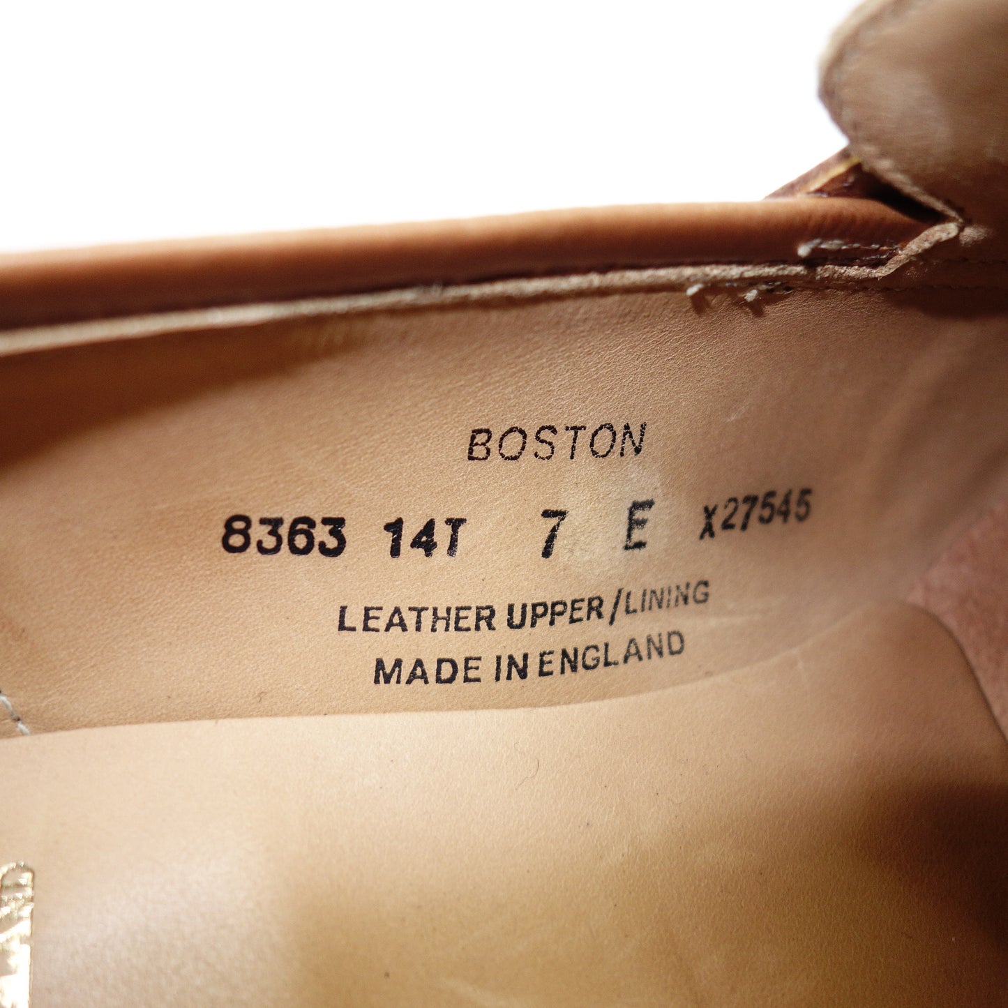 美品◆クロケット&ジョーンズ コインローファー レザー BOSTON メンズ 7E 茶 CROCKETT&JONES【AFC50】
