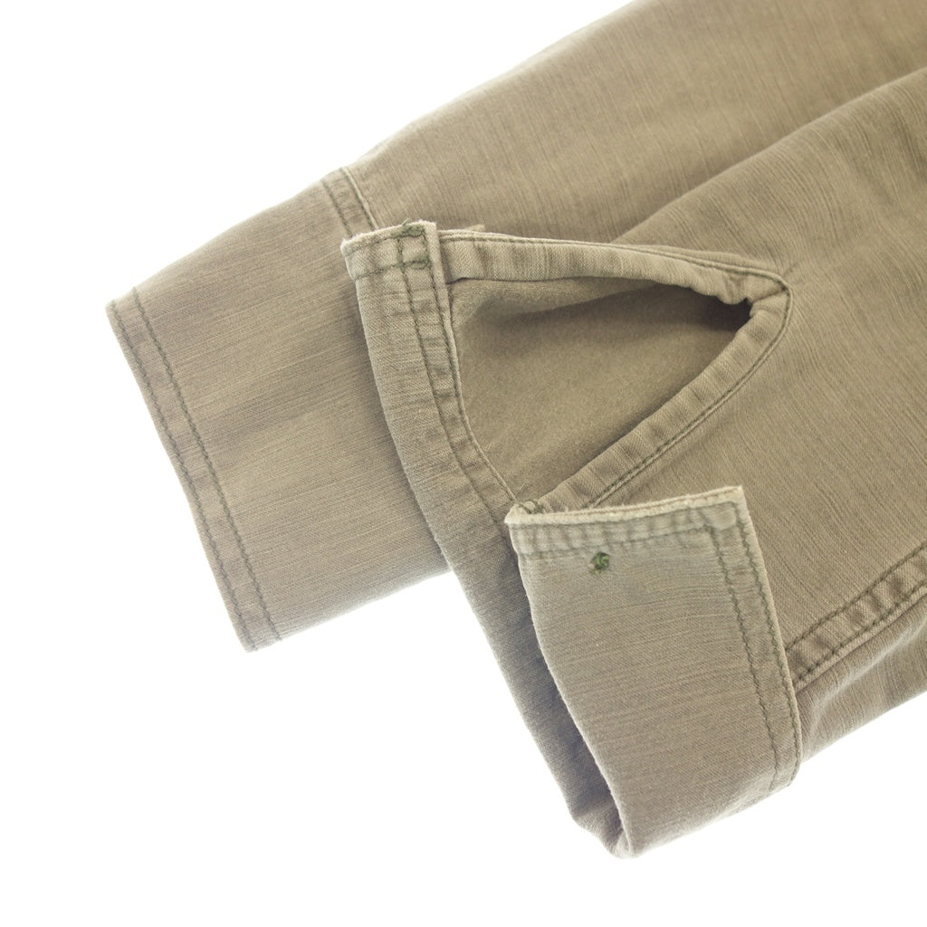美品◆レミレリーフ ミリタリーシャツ メンズ カーキ サイズL REMI RELIEF【LA】