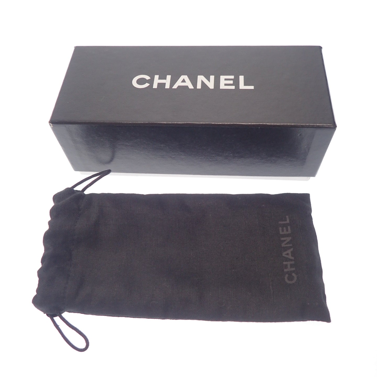 シャネル サングラス ココマーク リボン 5171-A 60□17-135 黒 箱付き CHANEL【AFI18】【中古】