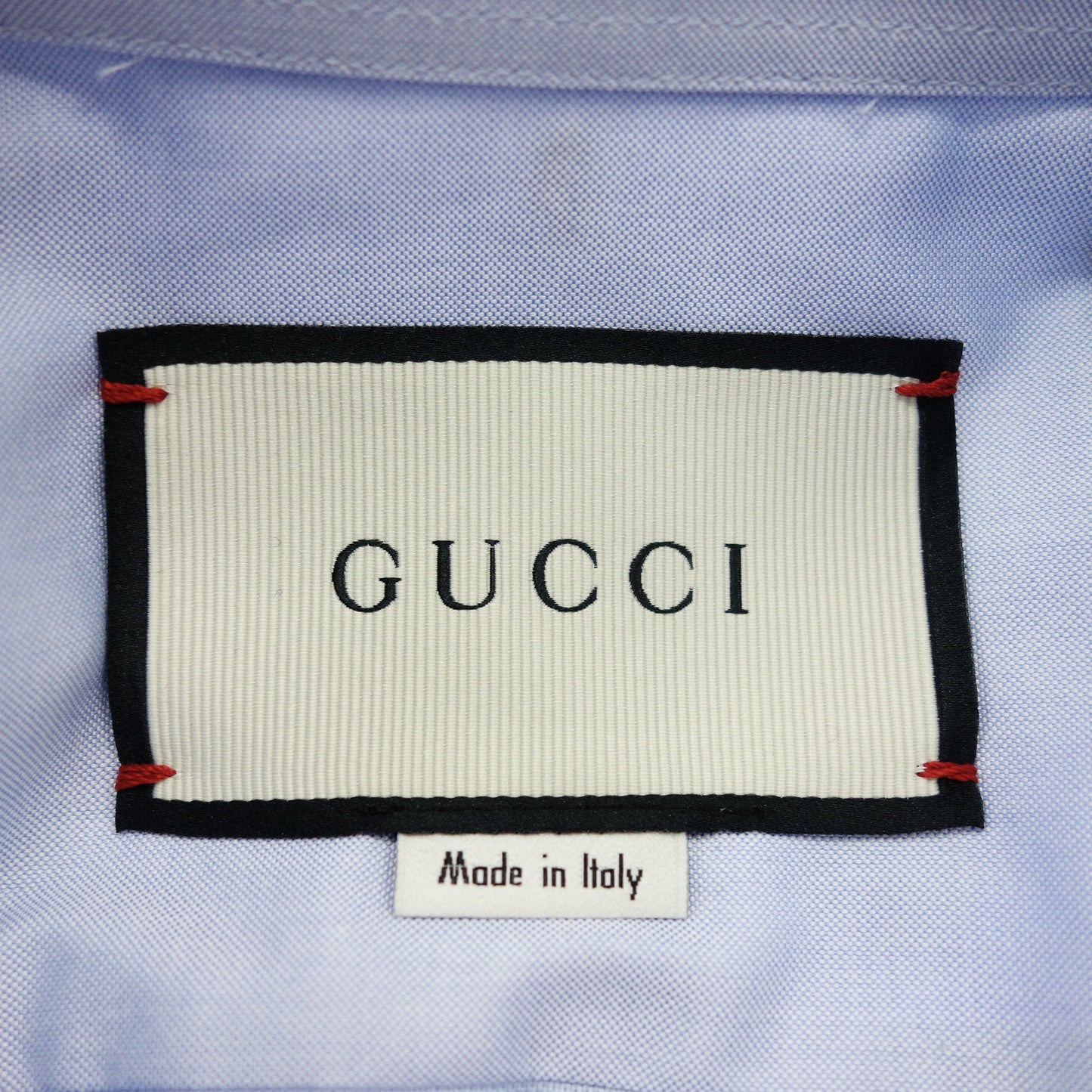 グッチ 長袖シャツ 595271 メンズ ブルー 40 GUCCI【AFB42】【中古】