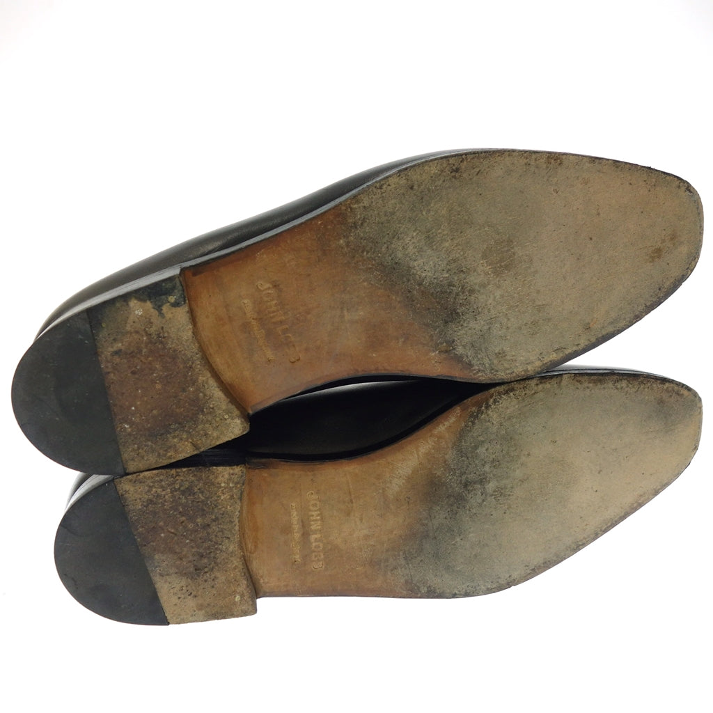 美品◆ジョンロブ レザーシューズ ローファー AMBLE アンブル メンズ 7E 黒 JOHN LOBB【LA】