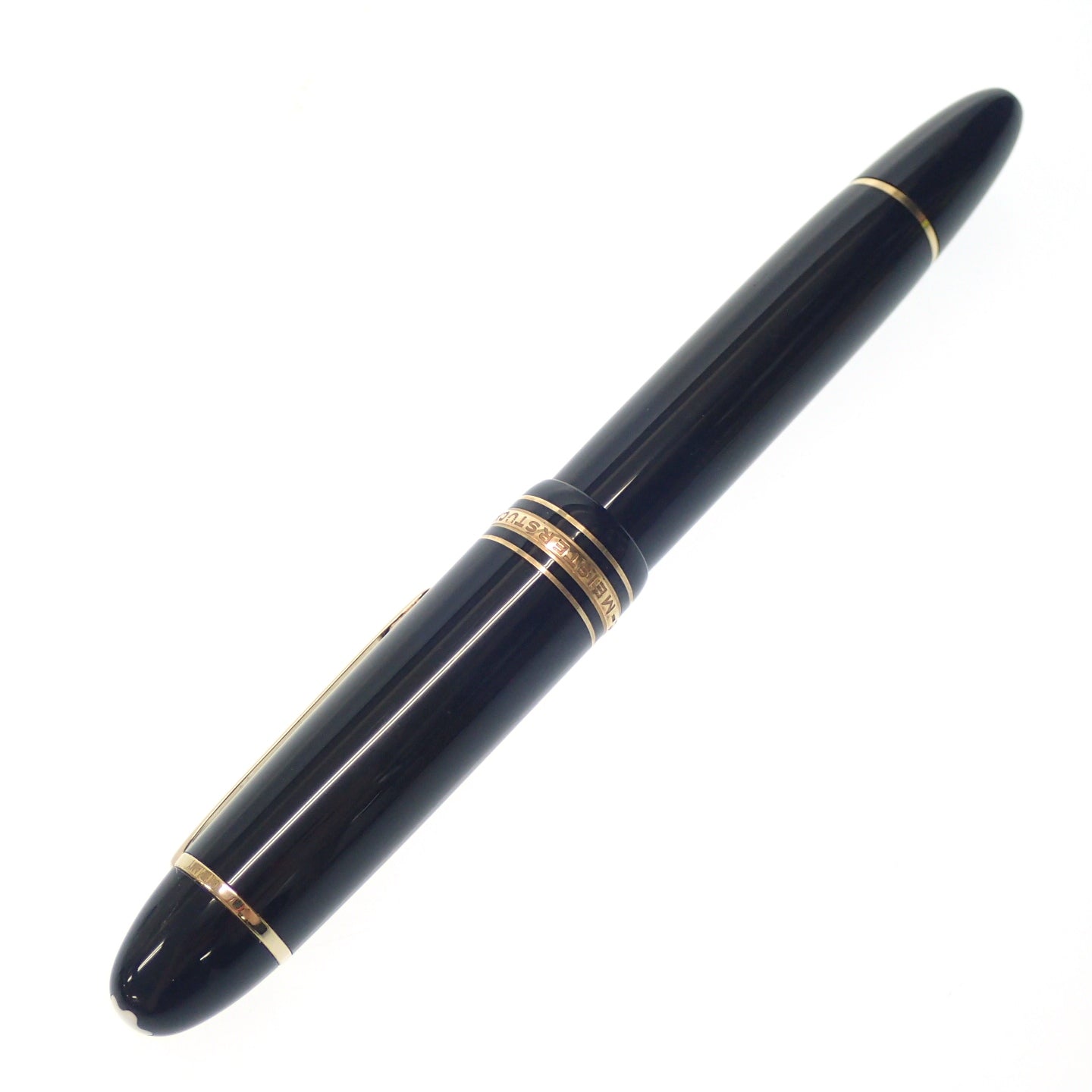 モンブラン 万年筆 マイスターシュテュック NO.149 ペン先18K750 黒 MONTBLANC【AFI3】【中古】