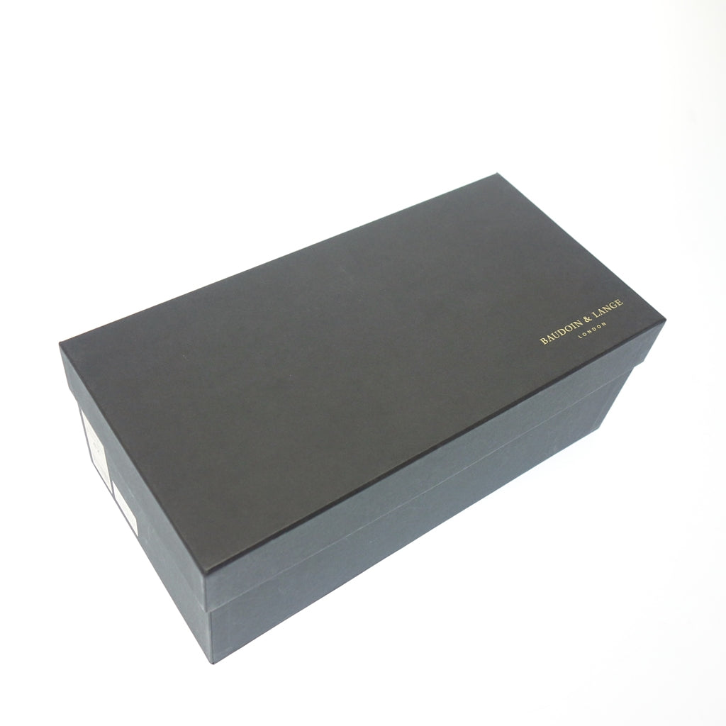 新品同様◆ボードイン&ランジ タッセルベルジャンシューズ レザー メンズ 42 ブラック BAUDOIN & LANGE【LA】