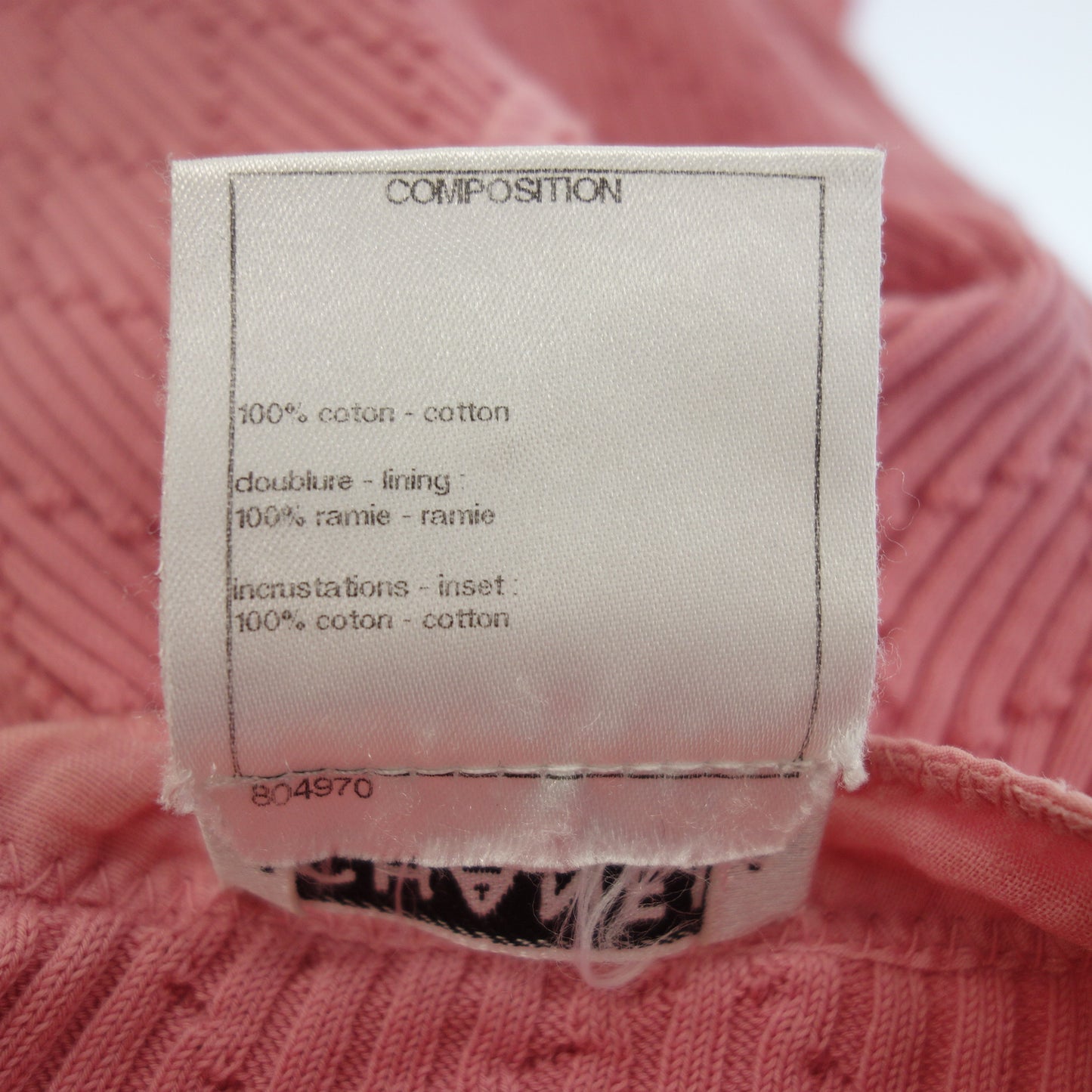 美品◆シャネル ニットワンピース ココマーク P45 レディース ピンク 36 CHANEL【AFB5】