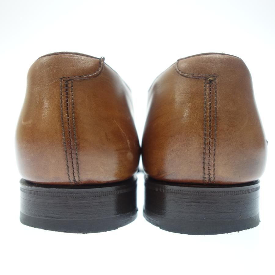 美品◆クロケット&ジョーンズ レザーシューズ ベルグレイブ パンチドキャップトゥ メンズ 6D 茶 CROCKETT&JONES【LA】