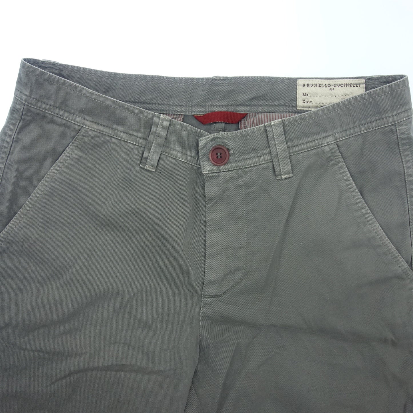 ブルネロクチネリ ハーフパンツ コットン メンズ 46 グレー BRUNELLO CUCINELLI【AFB24】【中古】