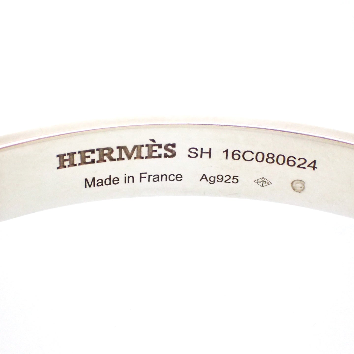 エルメス バングル Ag925 シルバー 箱付き HERMES【AFI18】【中古】