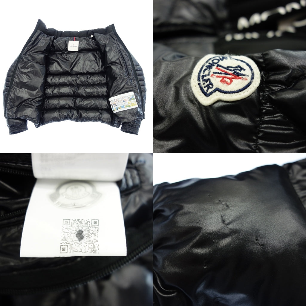 美品◆モンクレール ダウンジャケット ブリュエル BRUEL メンズ 2 ブラック MONCLER【AFB41】