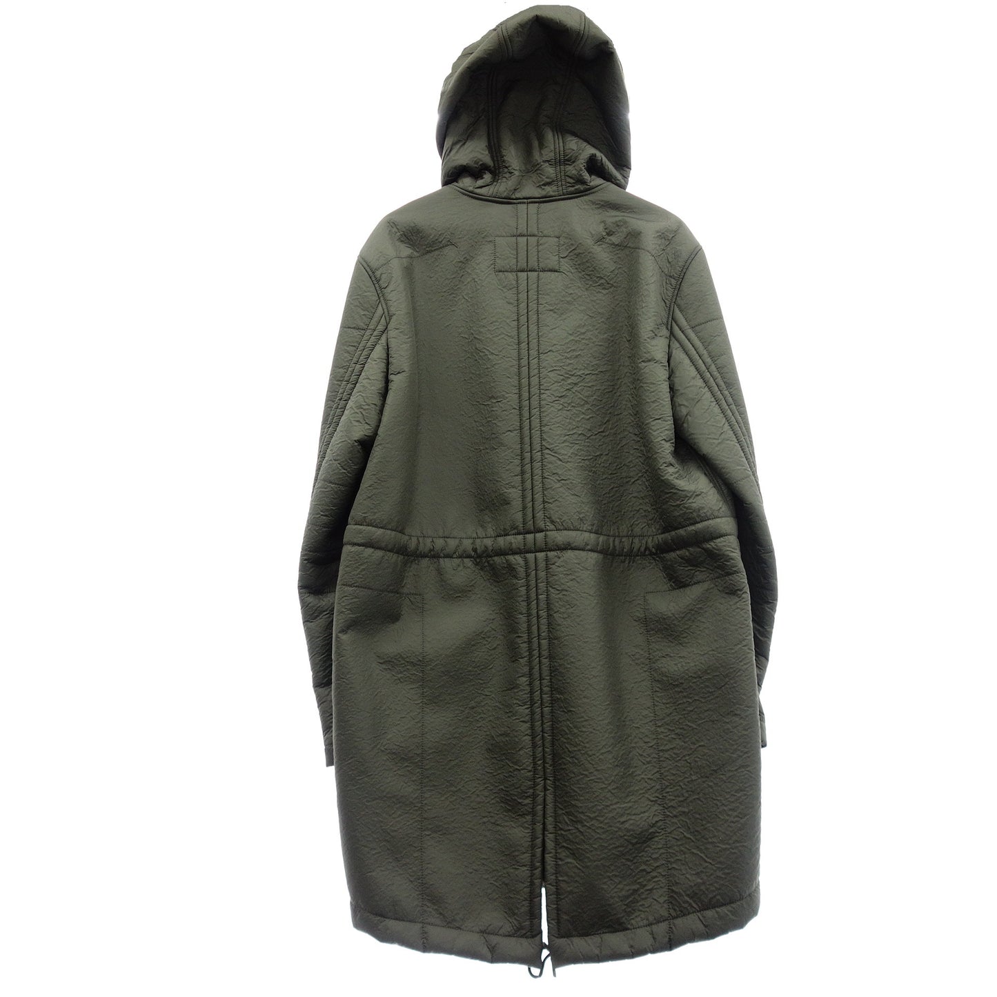 ビッケンバーグ フーデットコート 裏ボア 三者混 オリーブ メンズ 38 BIKKEMBERGS【AFA16】【中古】