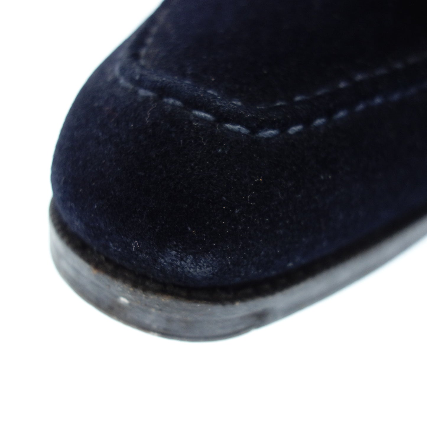 コルノ ブルゥ ビスポーク ローファー スエード コンビ メンズ 紺 Corno blu【AFC41】【中古】