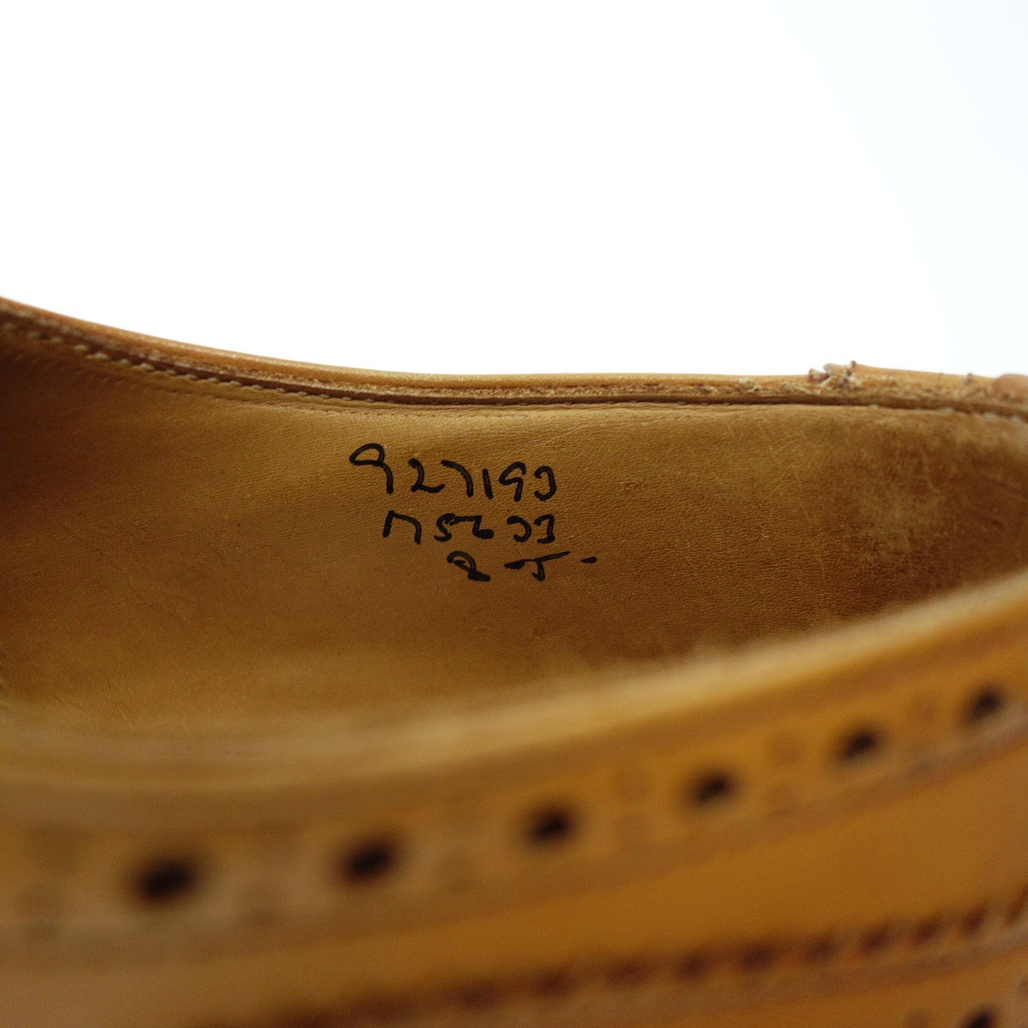 極美品◆トリッカーズ フルブローグ BOURTON レザーシューズ メンズ 8 茶系 Tricker's【AFD7】