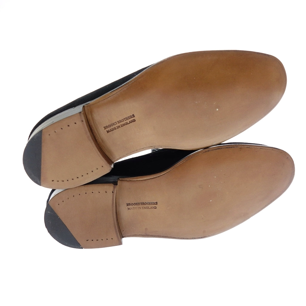 未使用◆チーニー ローファー ブルックスブラザーズ別注 スエード 5203ラスト メンズ 8.5 ブラック CHEANEY Brooks Brothers【LA】