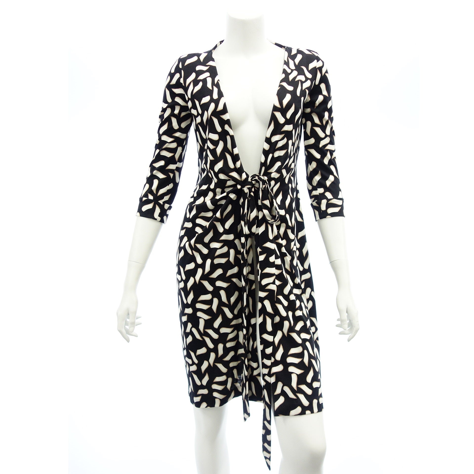 美品◇ダイアンフォンファステンバーグ ロングカシュクール シルク 総