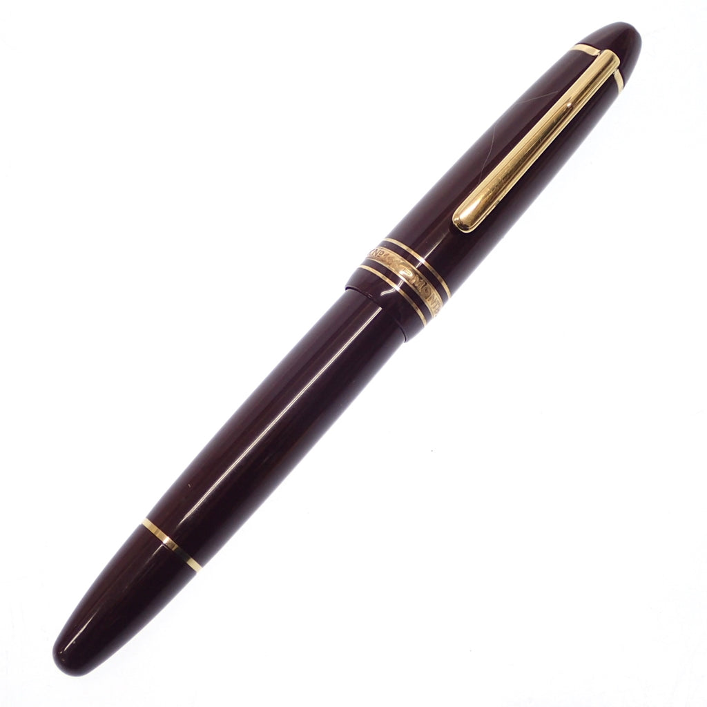 中古◆モンブラン 万年筆 マイスターシュテュック No.146 ペン先14K 赤系 MONTBLANC MEISTERSTUCK【AFI6】