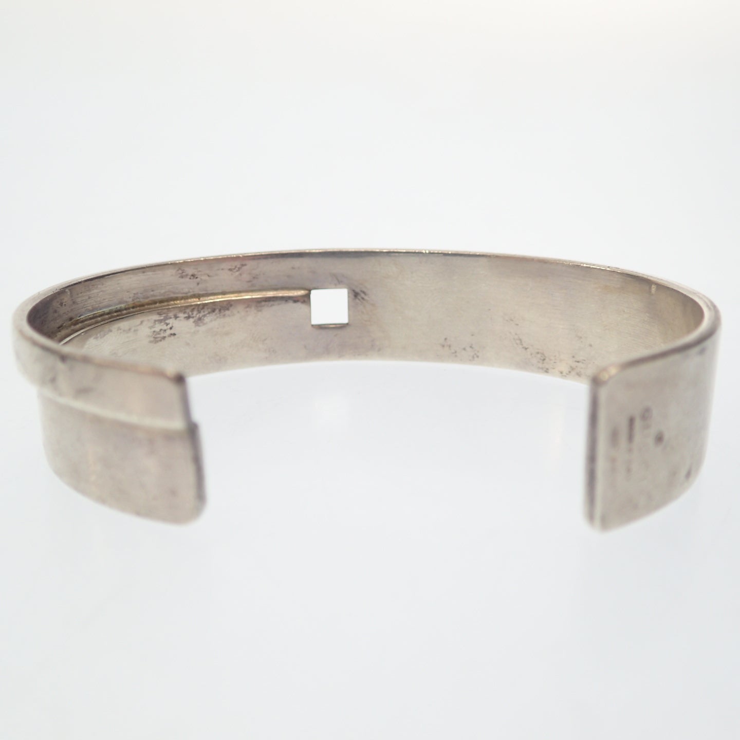 美品◆グッチ バングル ブレスレット SV925 シルバー メンズ GUCCI【LA】