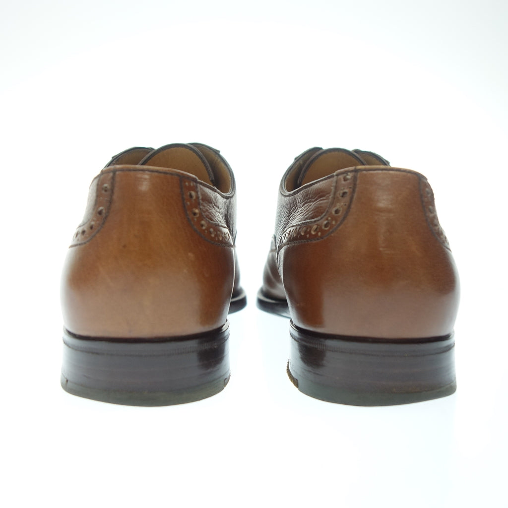 中古◆タニノクリスチー レザーシューズ セミブローグ メンズ 7 ブラウン Tanino Criscici【AFC42】