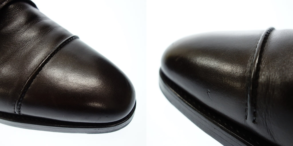 美品◆ジョンロブ ダブルモンクブーツ WILLIAMⅡBOOT メンズ 7 茶 JOHN LOBB【AFD8】