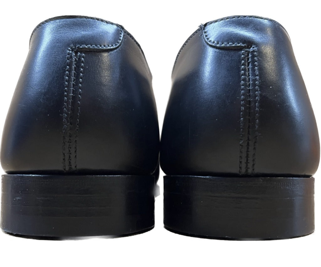 Good Condition◆Crockett & Jones Punched Cap Belgrave Hand Grade Black UK7E Crockett&Jones BELGRAVE