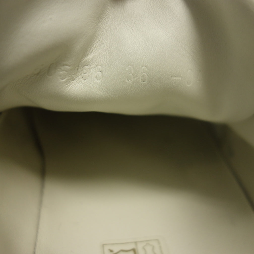 中古◆グッチ スニーカー エース bee エンブロイダリー クリスタルホワイト カーフレザー レディース サイズ36 505995 GUCCI【AFC1】