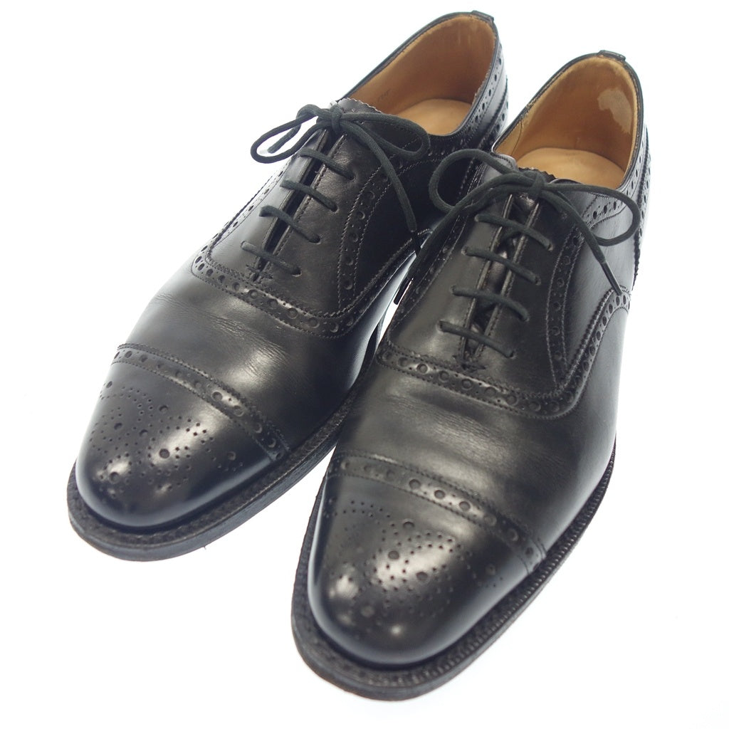 中古◆チャーチ レザーシューズ フルブローグ 173 メンズ ブラック系 サイズ55F Church's【AFD14】
