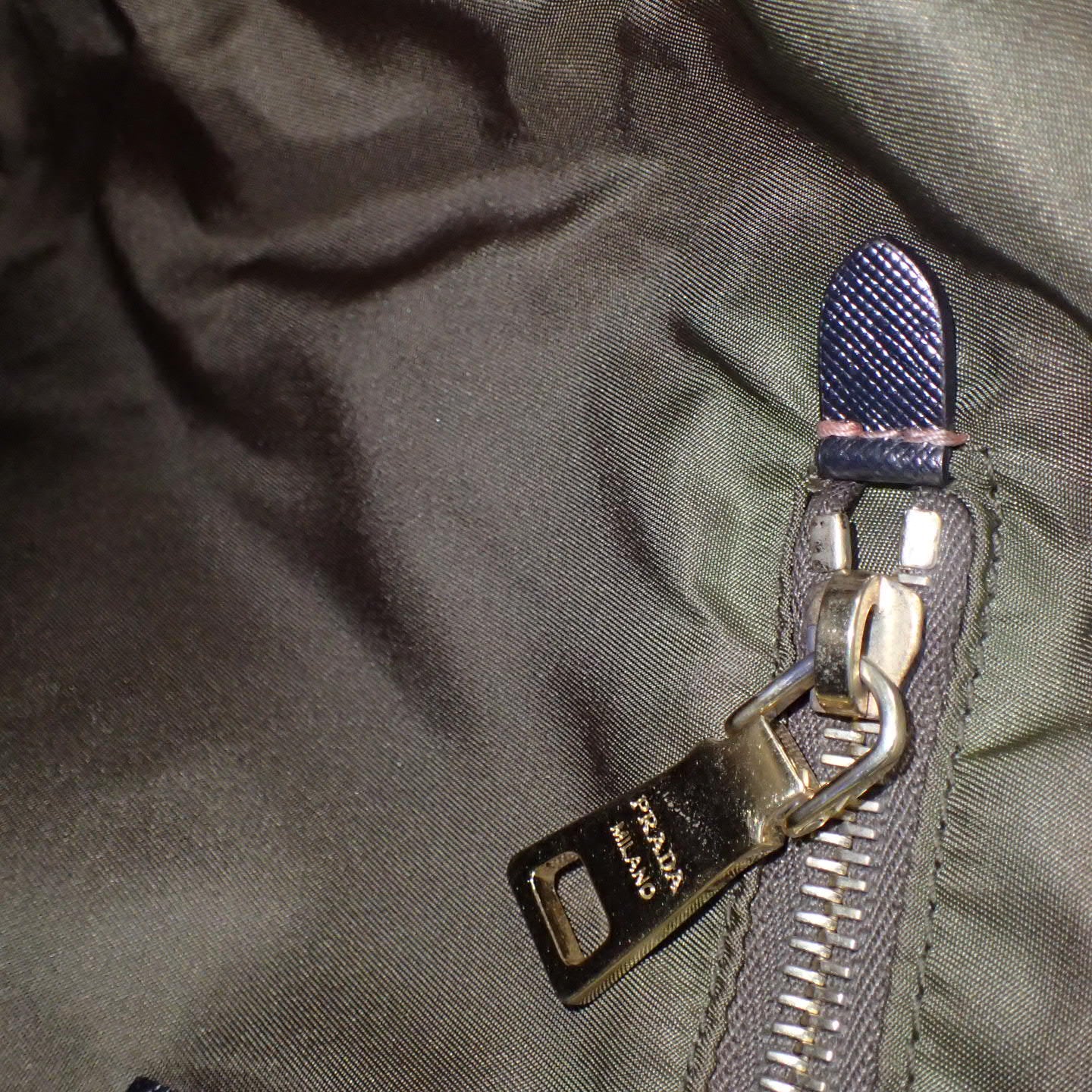 プラダ トートバッグ ナイロン ゴールド PRADA【AFE1】【中古】