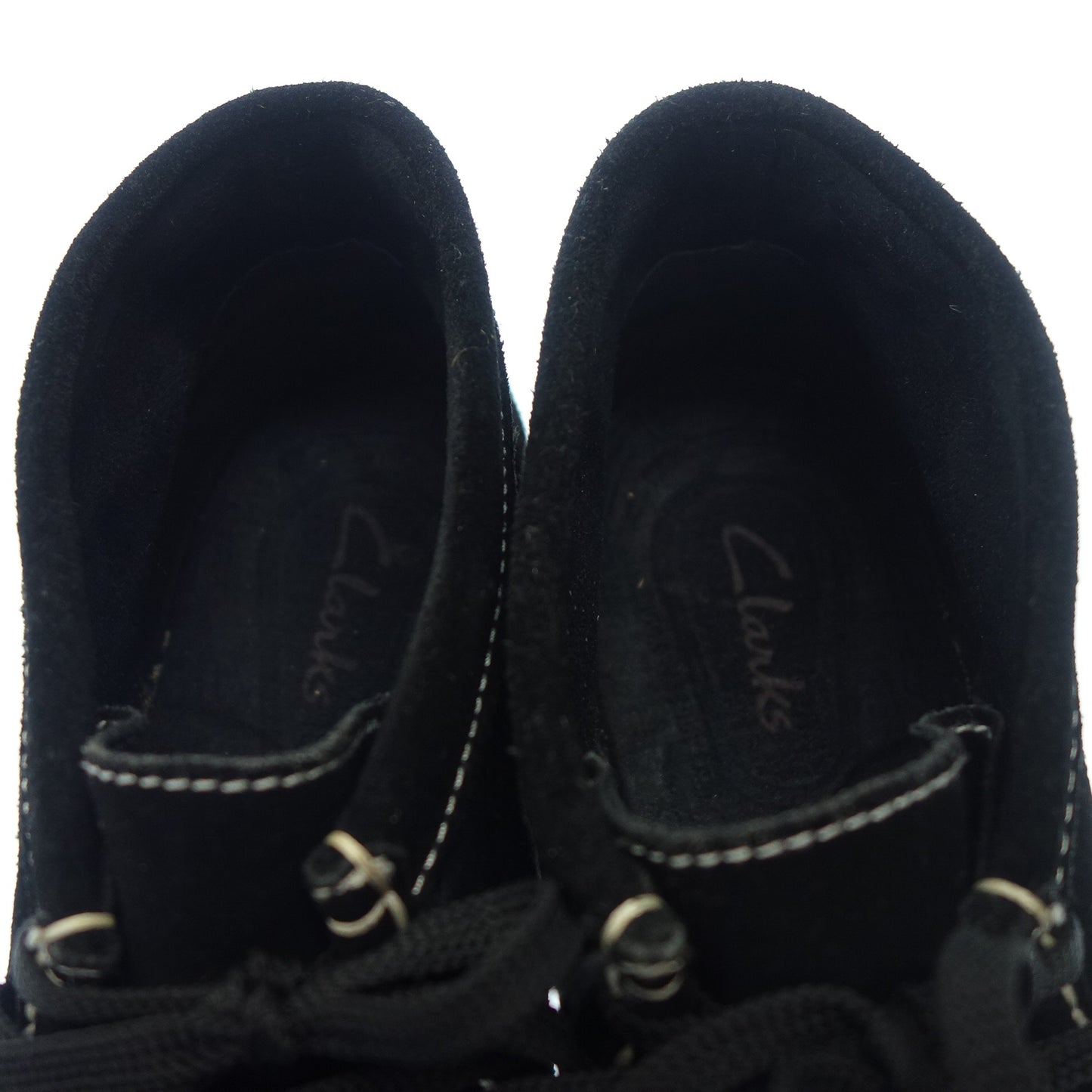 クラークス シューズ パドモア スエード 30588 メンズ ブラック 8.5 CLARKS【AFD7】【中古】