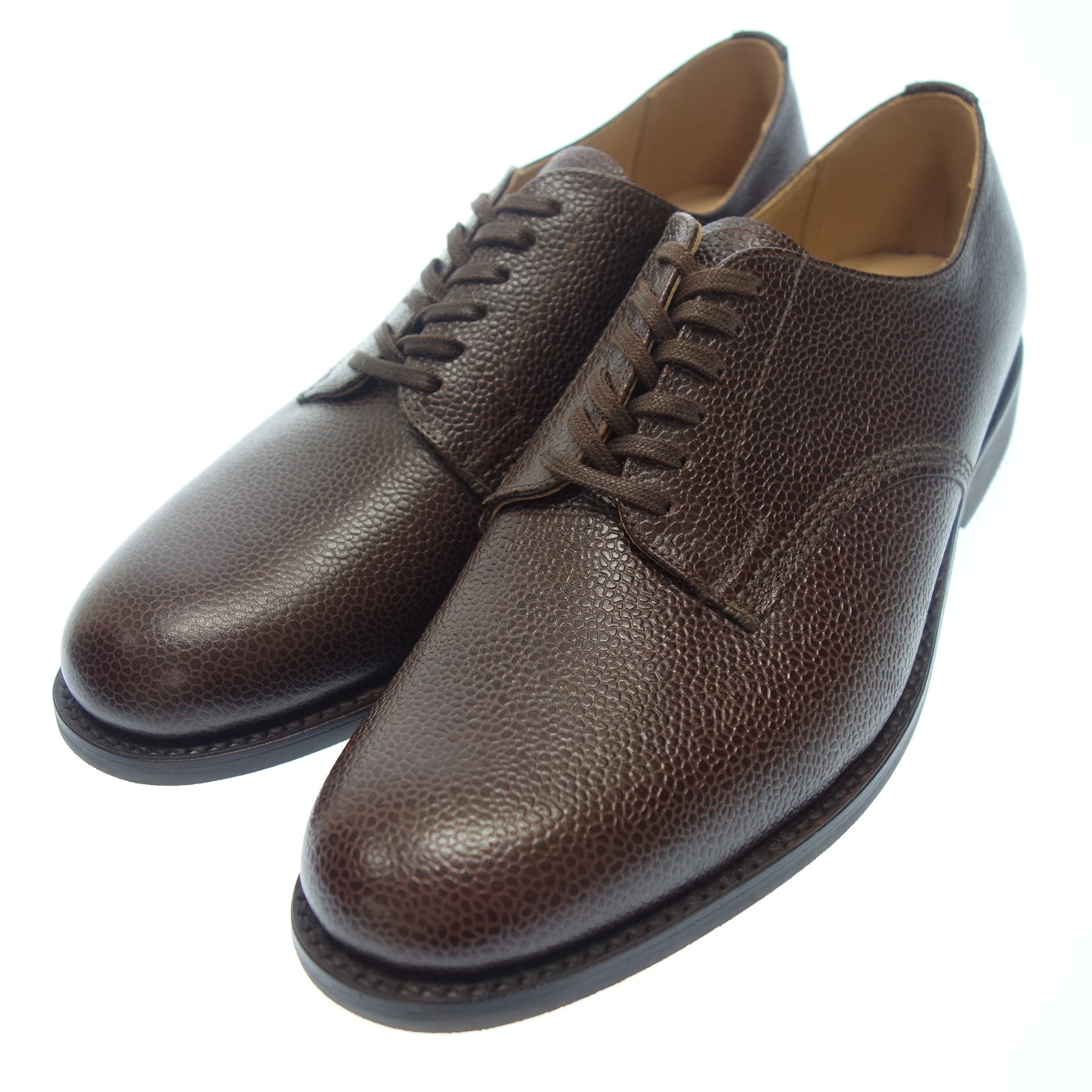 london brown プレーントゥ alden sanders regal ファクトリー