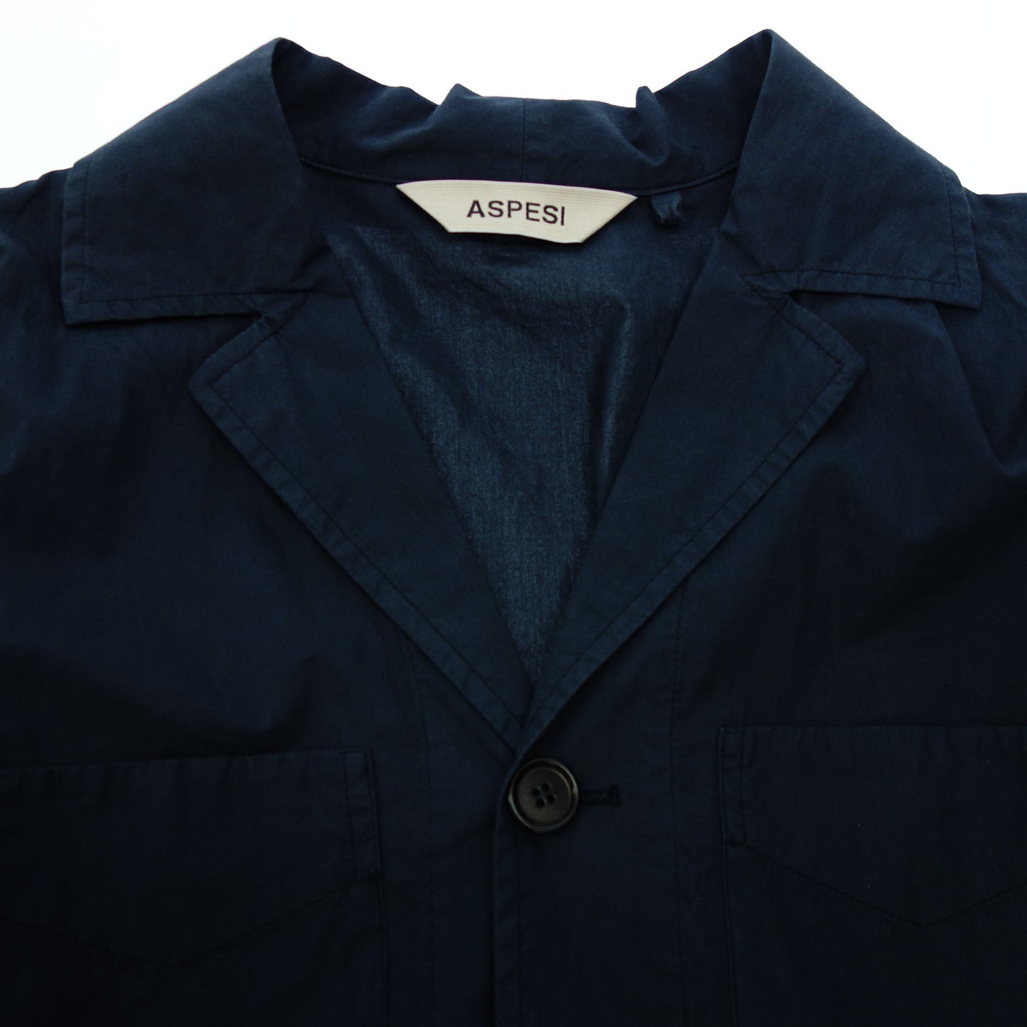 アスペジ シャツジャケット メンズ 紺 S ASPESI【AFB30】【中古】
