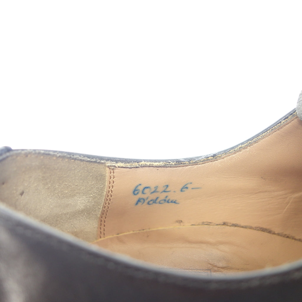 美品◆ハインリッヒディンケラッカー レザーシューズ ストレートチップ LONDON メンズ 6.5 黒 HEINRICH DINKELACKER【LA】