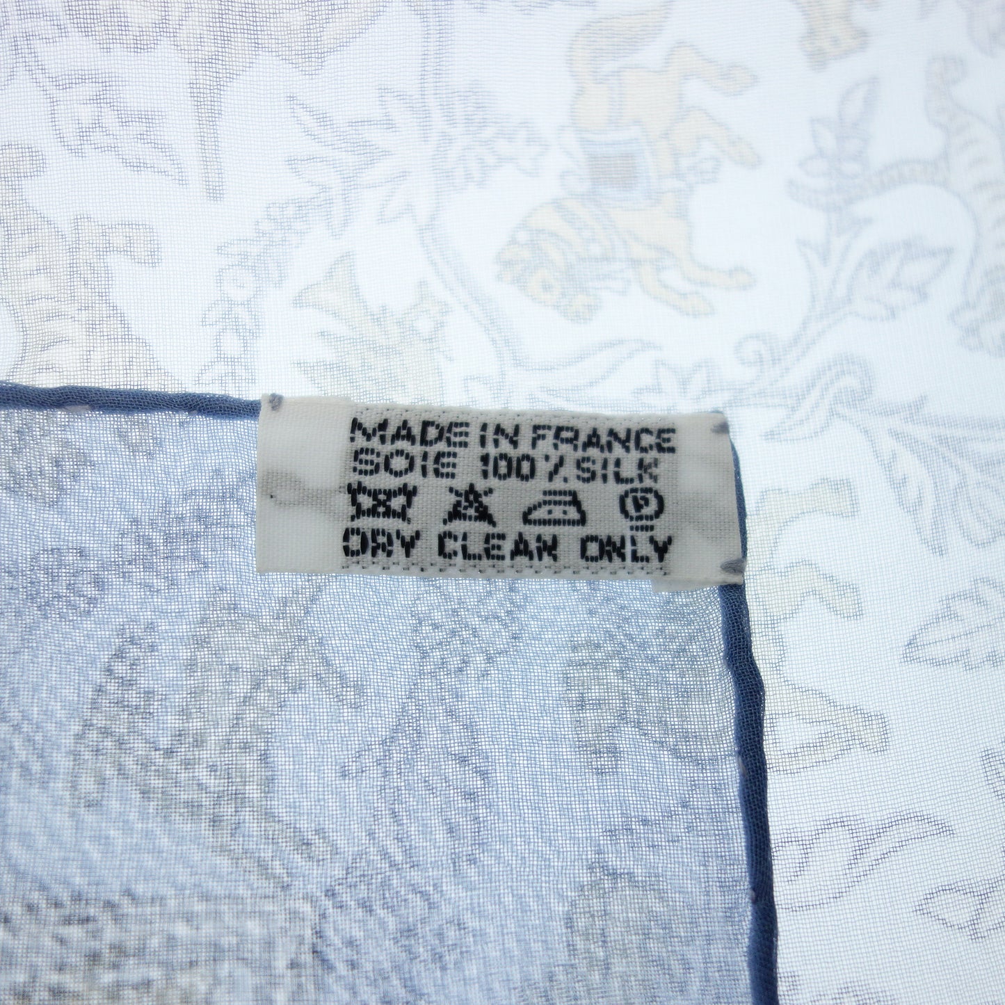 エルメス ハンカチーフ シルク 総柄 レディース マルチカラー HERMES【AFI17】【中古】