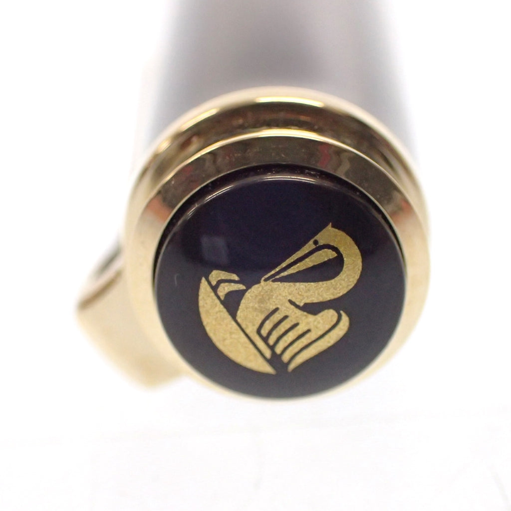 美品◆ペリカン 万年筆 スーベレーン ストライプ ペン先14C-585 字幅F 緑系 Pelikan Souveran【AFI8】