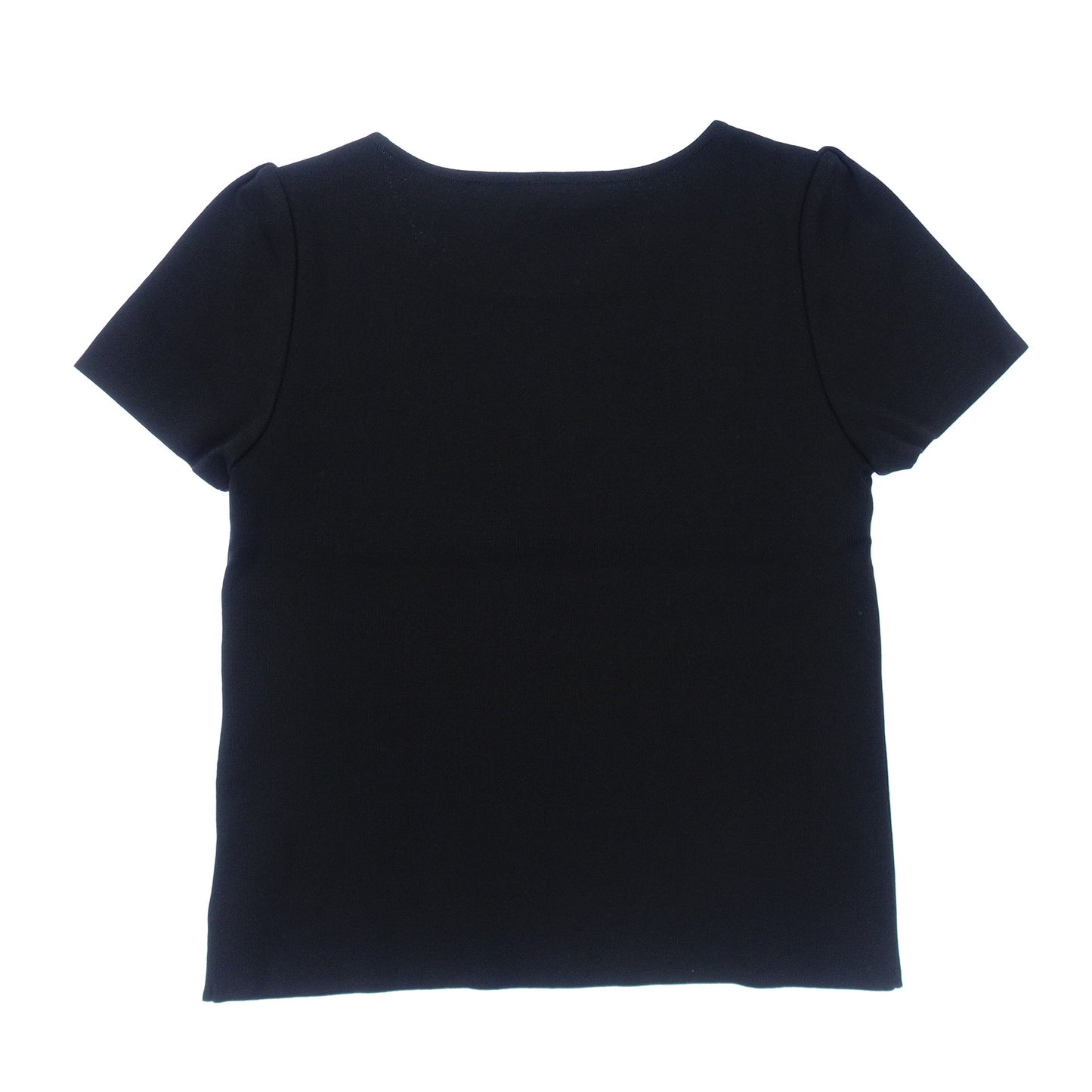 極美品◆フォクシー ブティック Tシャツ ジェリービーン 41457 レディース ブラック系 サイズ40 FOXEY BOUTIQUE【AFB31】