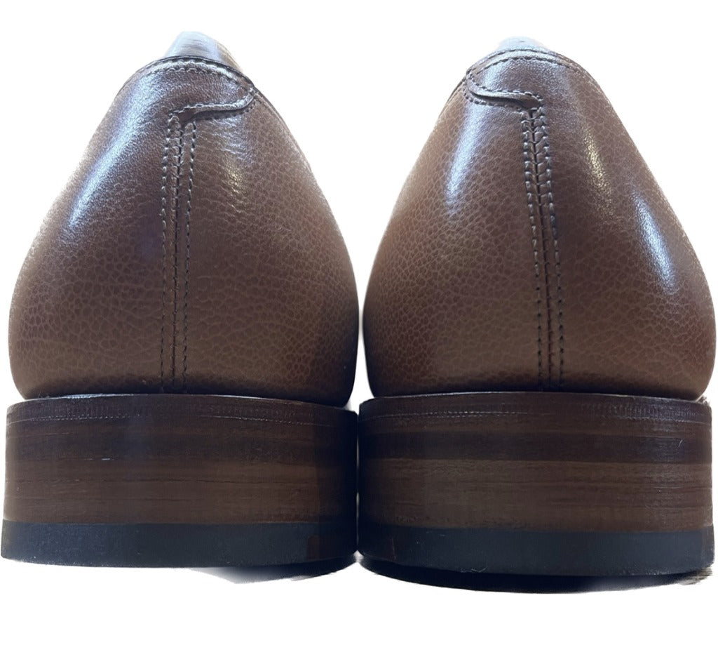 新品同様◆ジョンロブ レザーシューズ ダブルモンク ウィリアム シボレザー 茶系 UK9E JOHN LOBB William